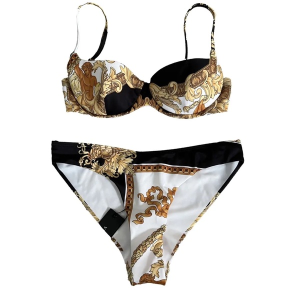 Versace Two-Piece Bikini Swimsuit - Picture 1 of 7